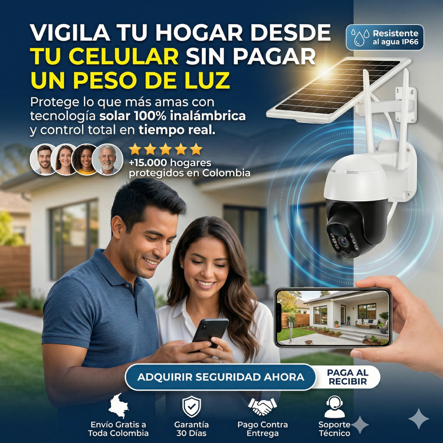 Cámara Inteligente de Vigilancia - Seguridad 24/7 para tu hogar 🏡📹