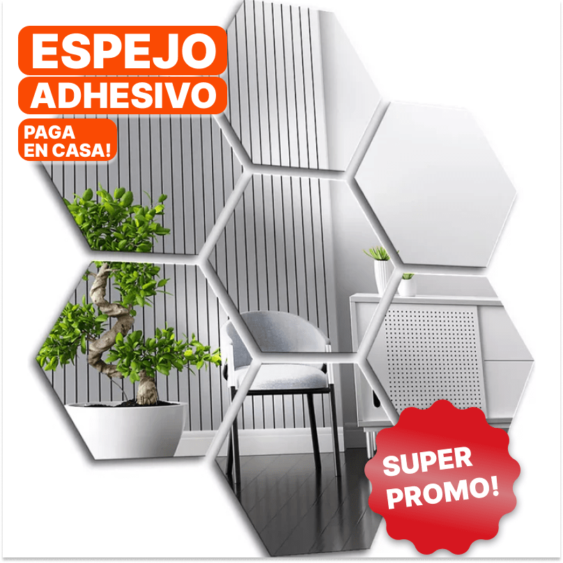 Kit De Espejos Hexagonales Adhesivos | ORIGINAL
