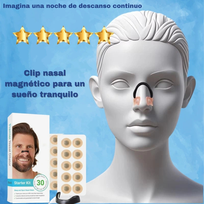 CLIP NASAL MAGNÉTICO - PARA UN SUEÑO TRANQUILO
