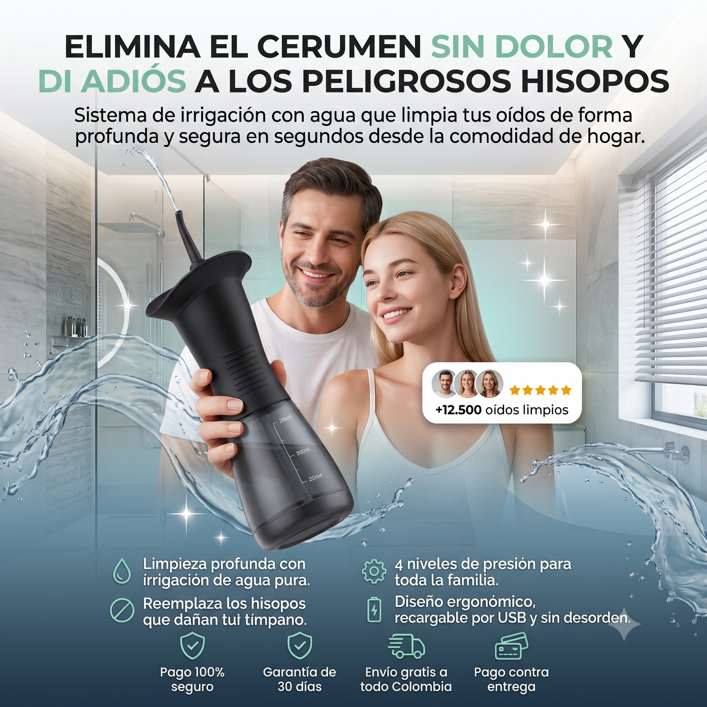 EarClean Pro | Sistema Eléctrico de Limpieza Auditiva
