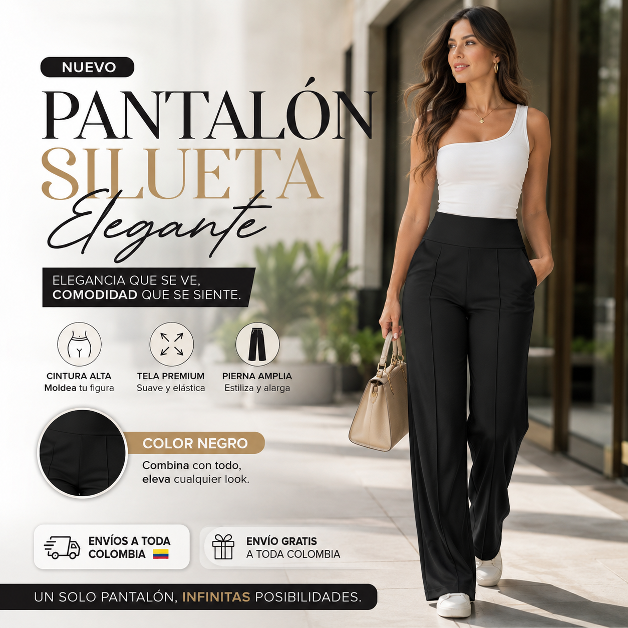 Pantalón Silueta Elegante