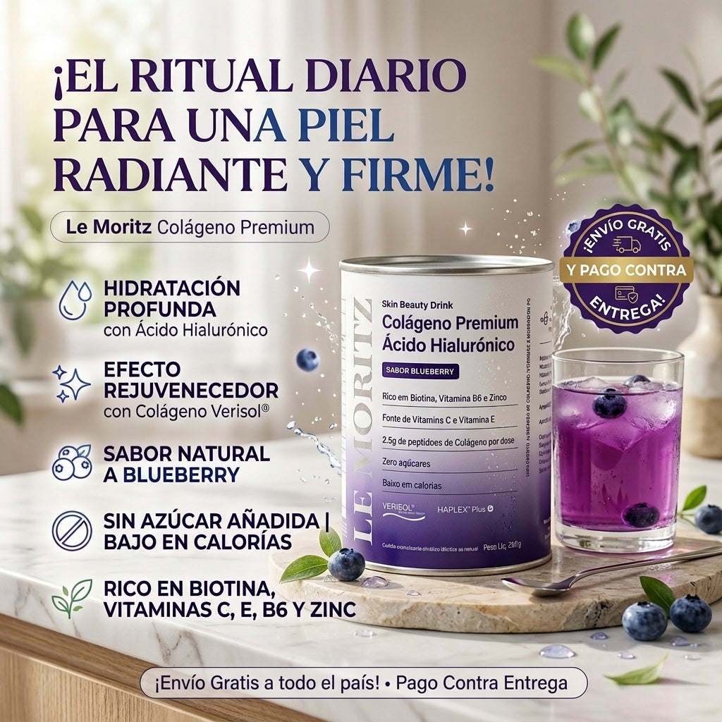 Le Moritz Colágeno Premium + Ácido Hialurónico