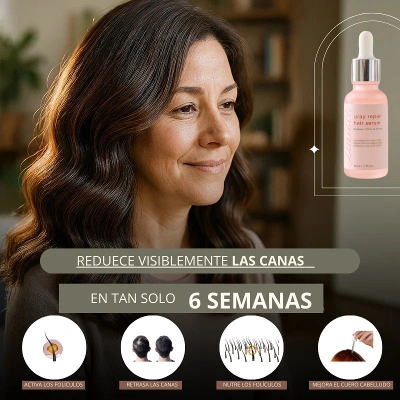 Recupera tu Color Natural y Fortalece tu Cabello - Reparador de Canas