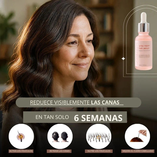 Recupera tu Color Natural y Fortalece tu Cabello - Reparador de Canas