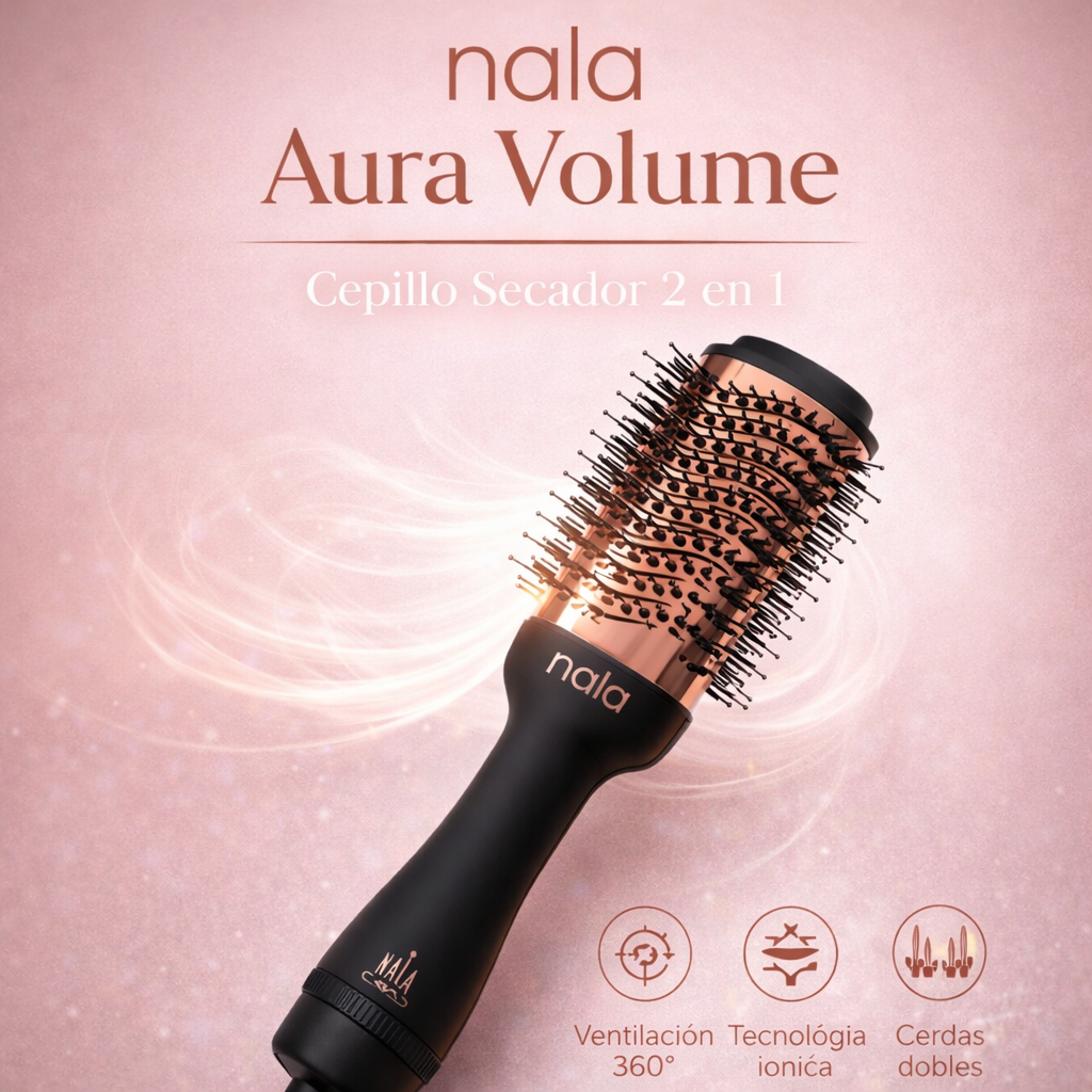 Nala Aura Volume – Cepillo Secador 2 en 1