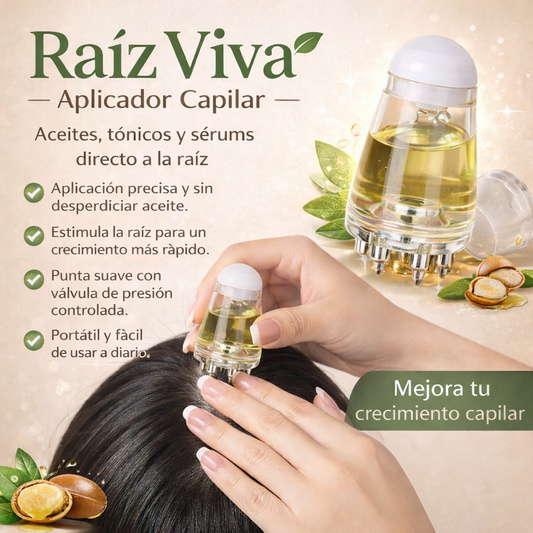 2x1 oferta | Raíz Viva – Aplicador Capilar