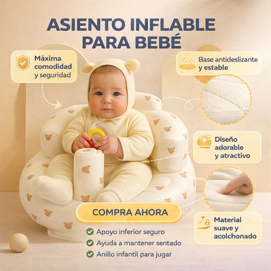 BabyNest Air™ – Asiento Inflable de Seguridad para Bebé