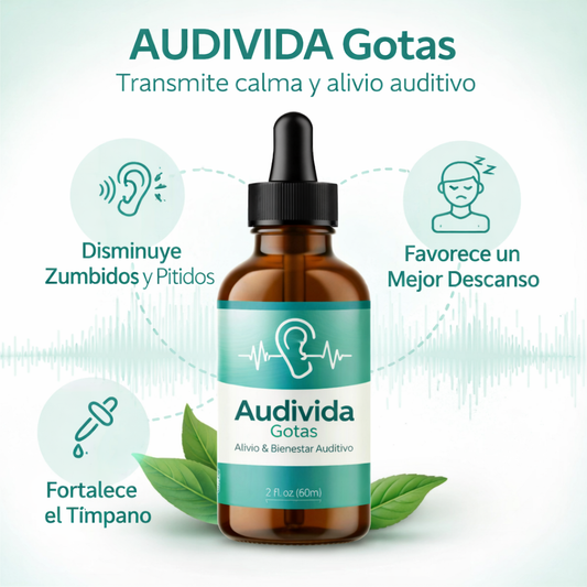 Audivida Gotas - Transmite calma y alivio auditivo.