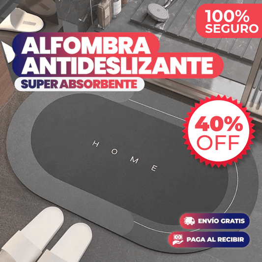 ALFOMBRA DE BAÑO ANTIDESLIZANTE SÚPER ABSORBENTE | ORIGINAL