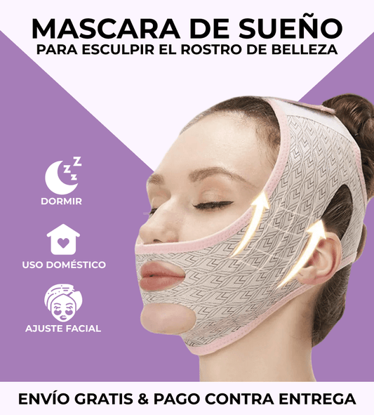 MÁSCARA DE SUEÑO PARA ESCULPIR EL ROSTRO DE BELLEZA®️ ⭐⭐⭐⭐⭐ ORIGINAL