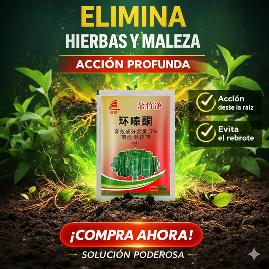 ELIMINA HIERBAS Y MALEZA