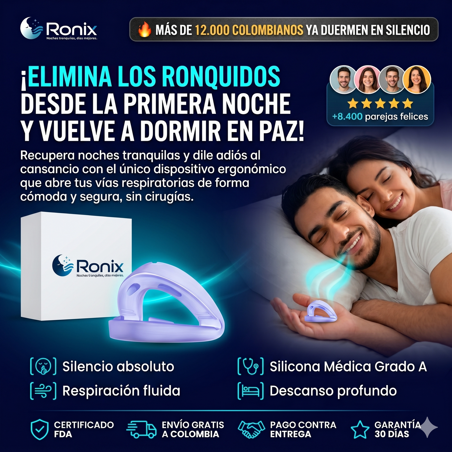 Ronix Sleep™ | Duerme Sin Ronquidos