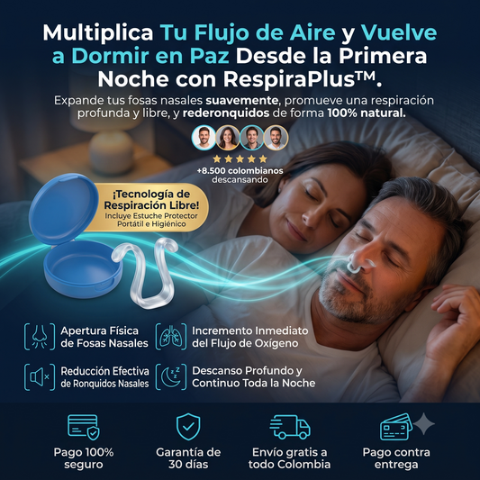 2X1 Oferta | RespiraPlus - Clip Dilatador Nasal