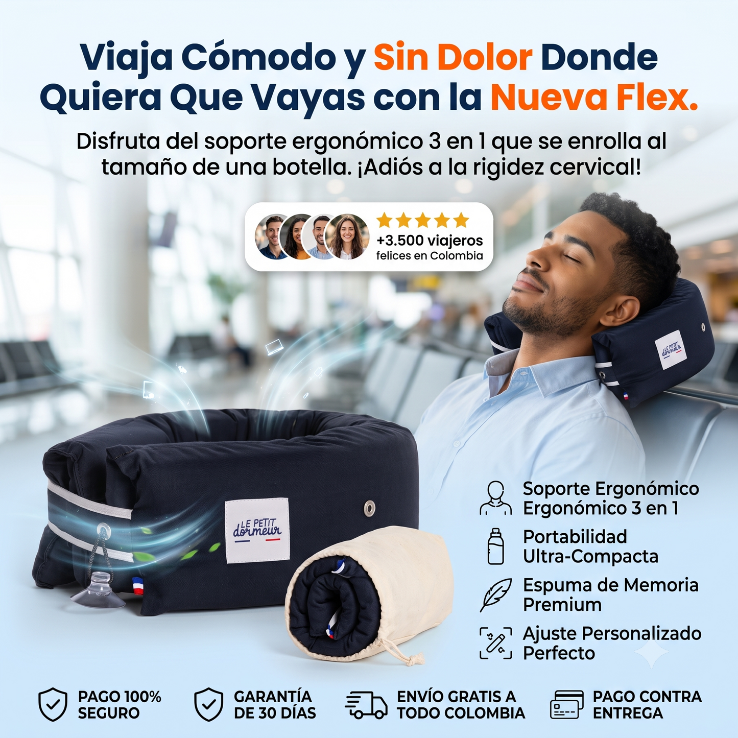 Almohada Viajera Flex