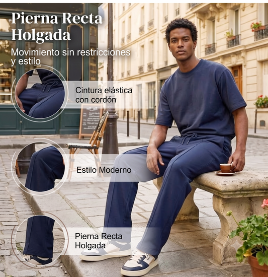 Pantalón Casual Flex para Hombre | Cintura Elástica y Máxima Comodidad