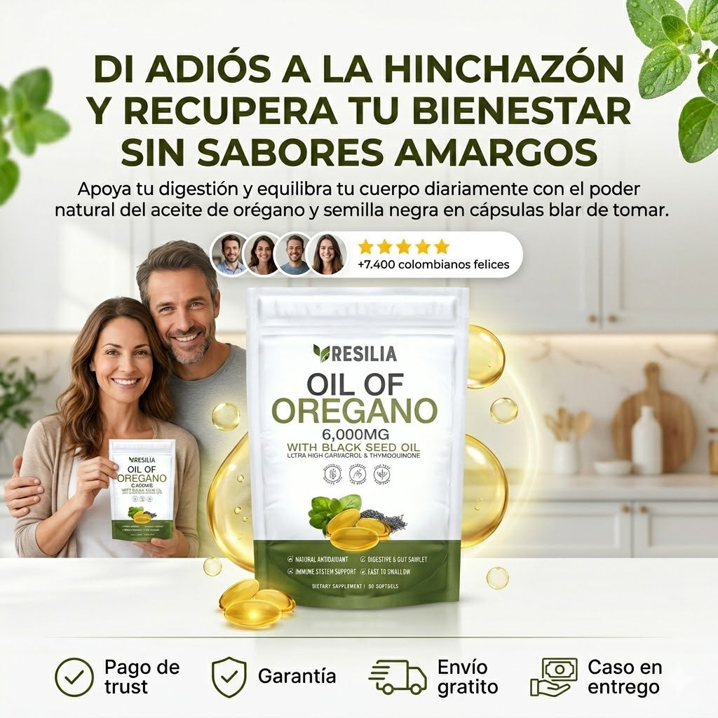 Resilia Oregano Gold -  Soporte digestivo y equilibrio diario