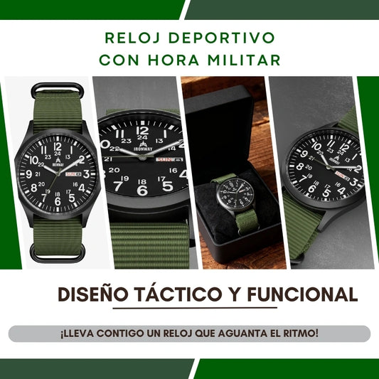 RELOJ DEPORTIVO CON HORA MILITAR