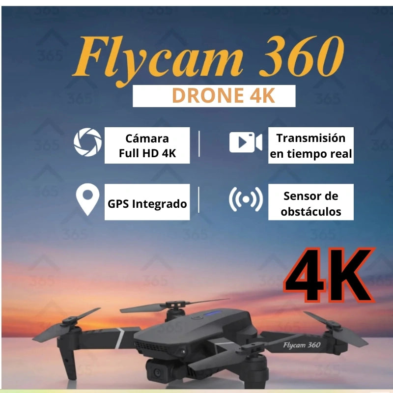 DRONE 4K HD - FlyCam 360
