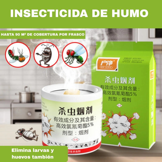 INSECTICIDA DE HUMO - ELIMINA INSECTOS AL INSTANTE