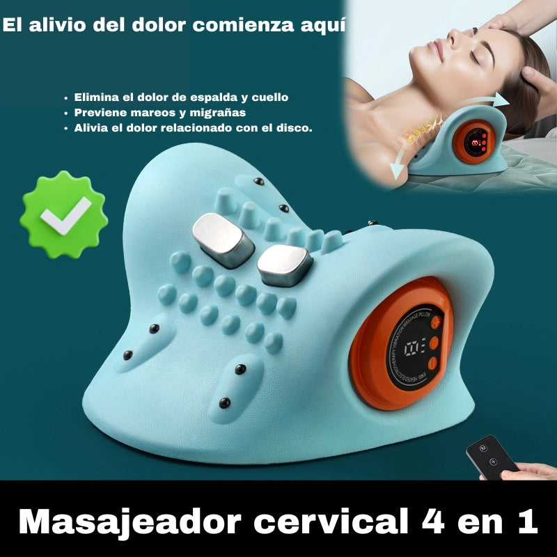 MASAJEADOR CERVICAL 4 EN 1