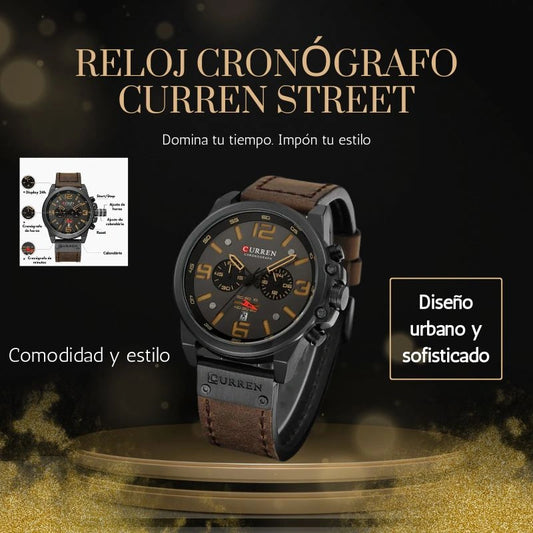 RELOJ CRONÓGRAFO CURREN STREET