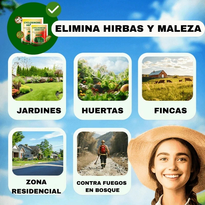ELIMINA HIERBAS Y MALEZA 250gr.
