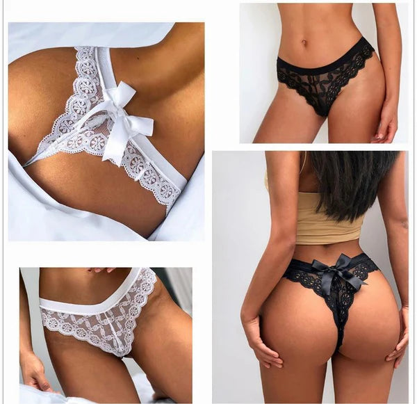 Espectacular braga sexy de encaje importada 🥰 3PCS