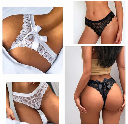 Espectacular braga sexy de encaje importada 🥰 3PCS