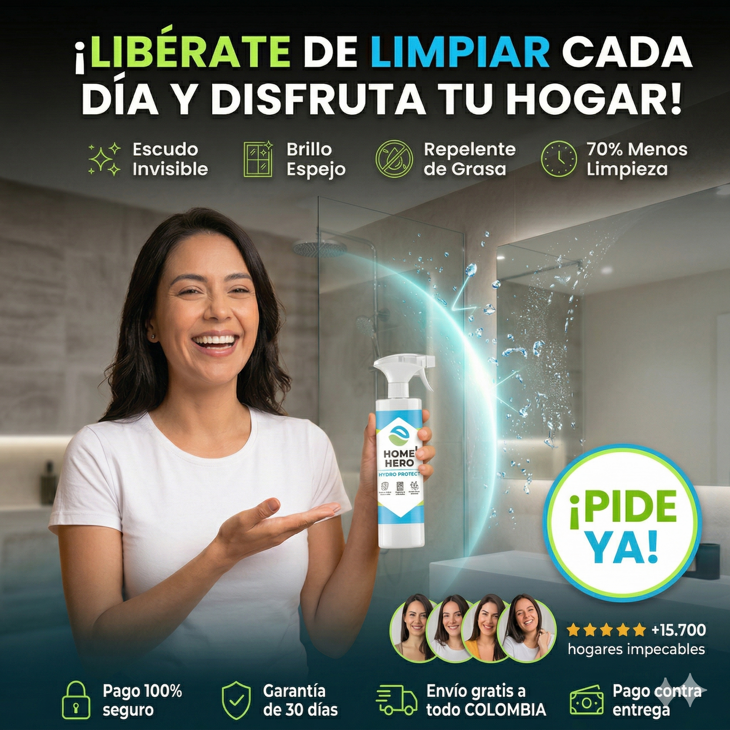 Brilla Fácil - ¡Un escudo innovador que mantiene la suciedad alejada!