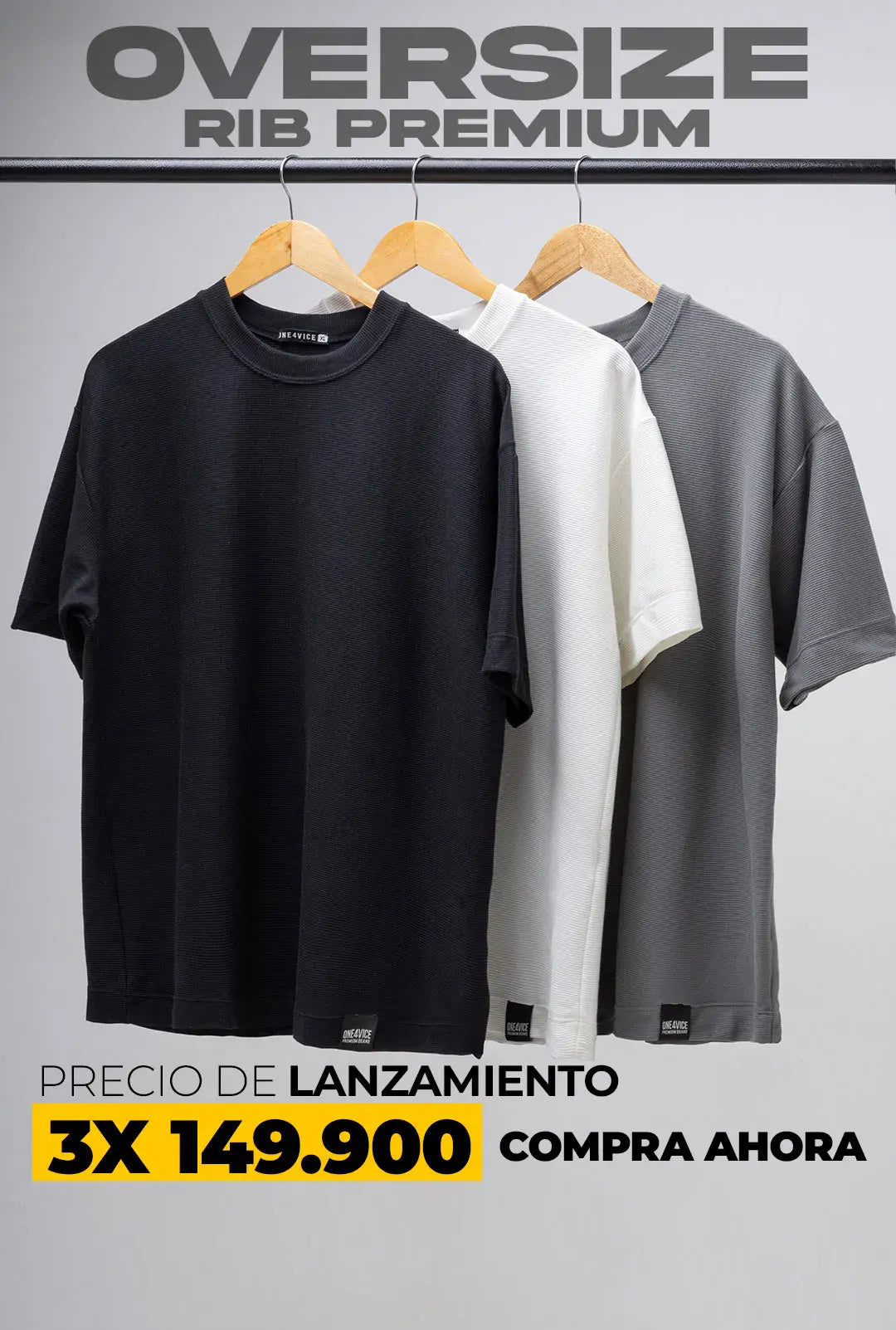 OVERSIZE RIB PREMIUM | 3X2 OFERTA