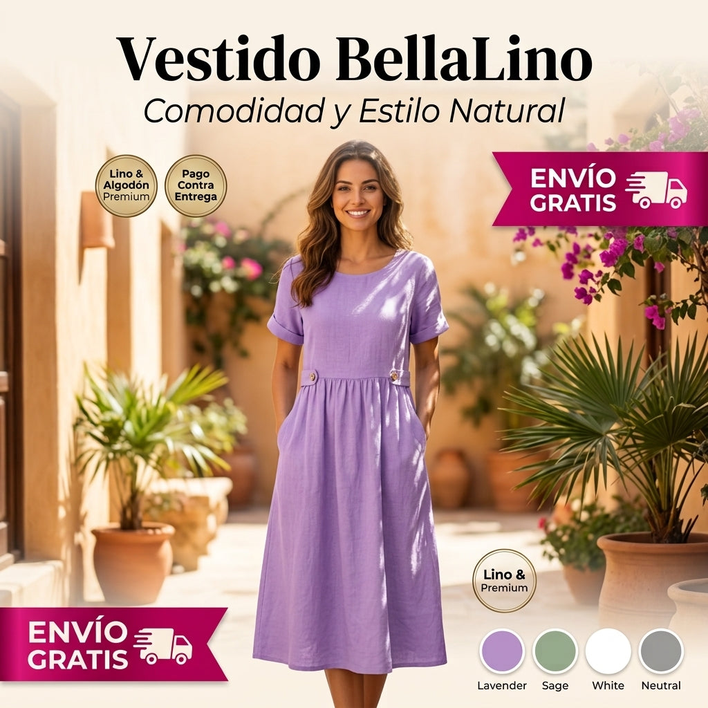 Vestido AuraLino – Comodidad y Estilo Natural
