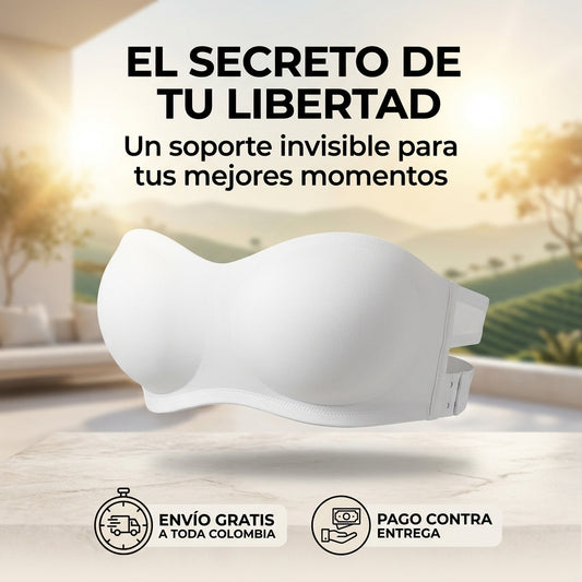 Sujetador Strapless – Soporte Seguro, Sin Tirantes y Sin Deslizamientos