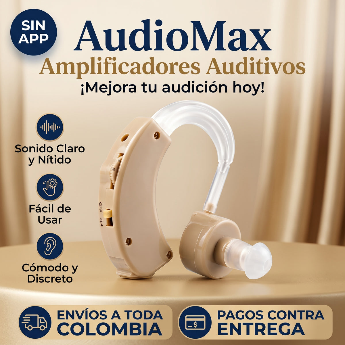 2X1 OFERTA | AudioMax - Amplificadores Auditivos Recargables