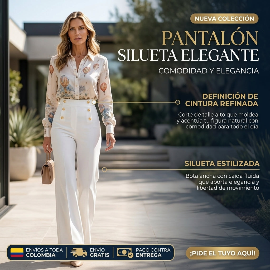Pantalón Silueta Elegante - Comodidad y Elegancia