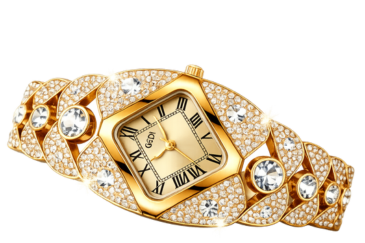 Reloj Diamante Dorado | Lujo que se nota.