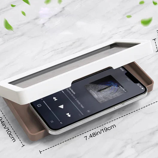 SOPORTE DE CELULAR PARA EL BAÑO Y COCINA RESISTENTE AL AGUA