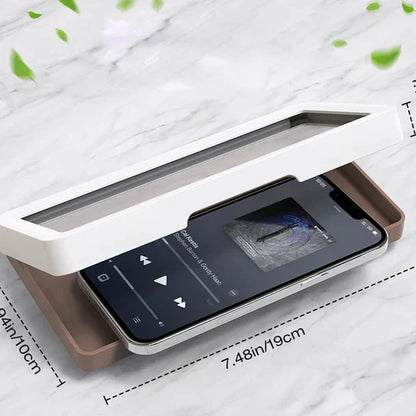 SOPORTE DE CELULAR PARA EL BAÑO Y COCINA RESISTENTE AL AGUA