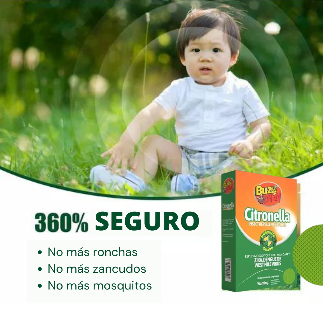 PARCHES ANTI-MOSQUITOS Y ZANCUDOS  CITRONELA