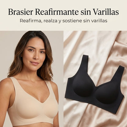 Brasier Reafirmante sin Varillas negro y beige
