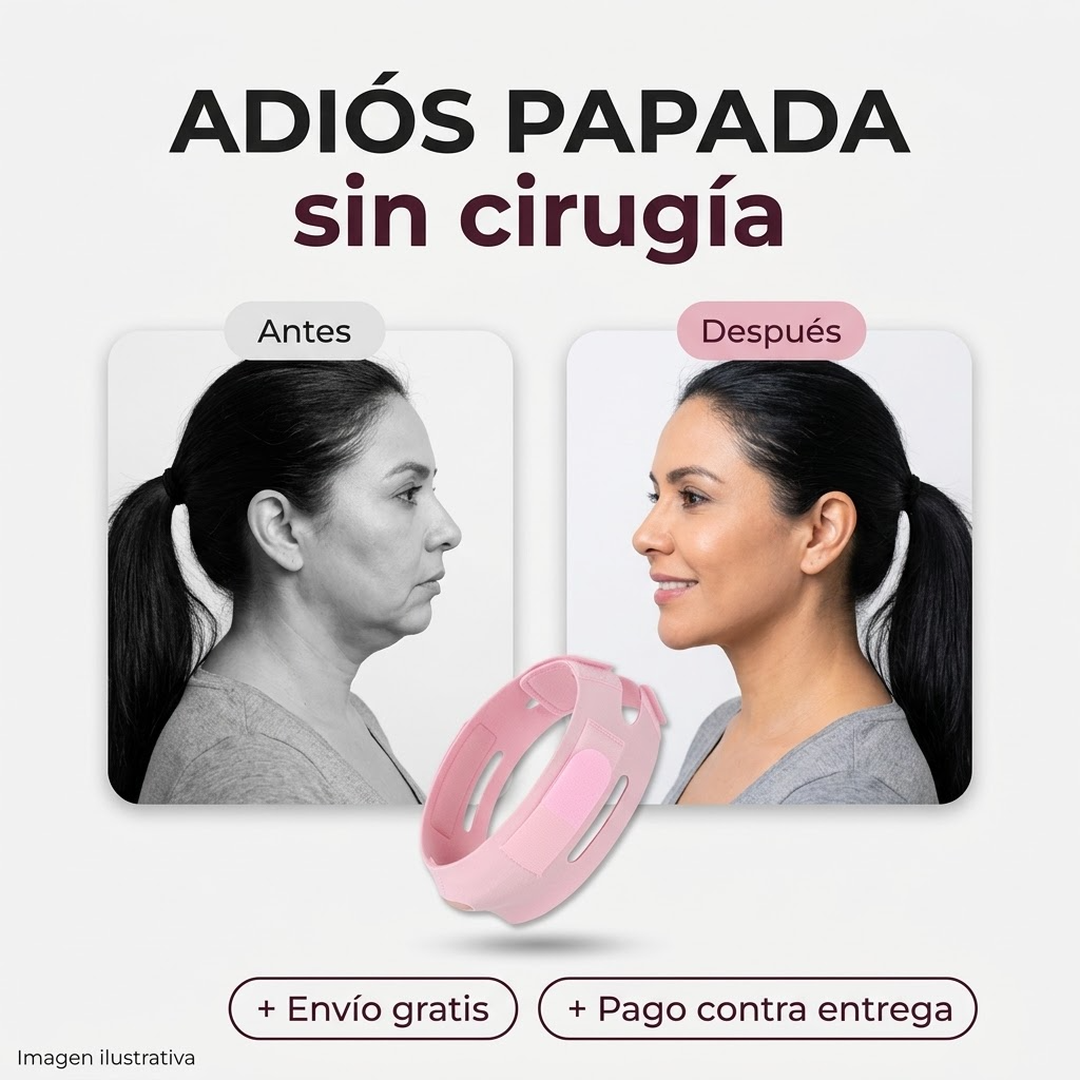 Faja Facial Reafirmante en V – Define tu Rostro sin Procedimientos