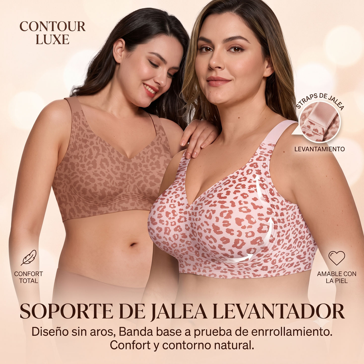 BellaLift | Brasier Moldeador sin Aros de Cobertura Total
