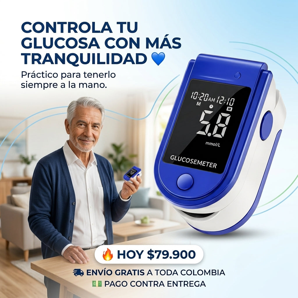 GlucoPulse™ Original | sin punciones ni agujas.