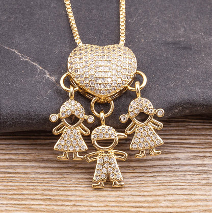 Collar Amor de Madre Chapado en Oro de 18k