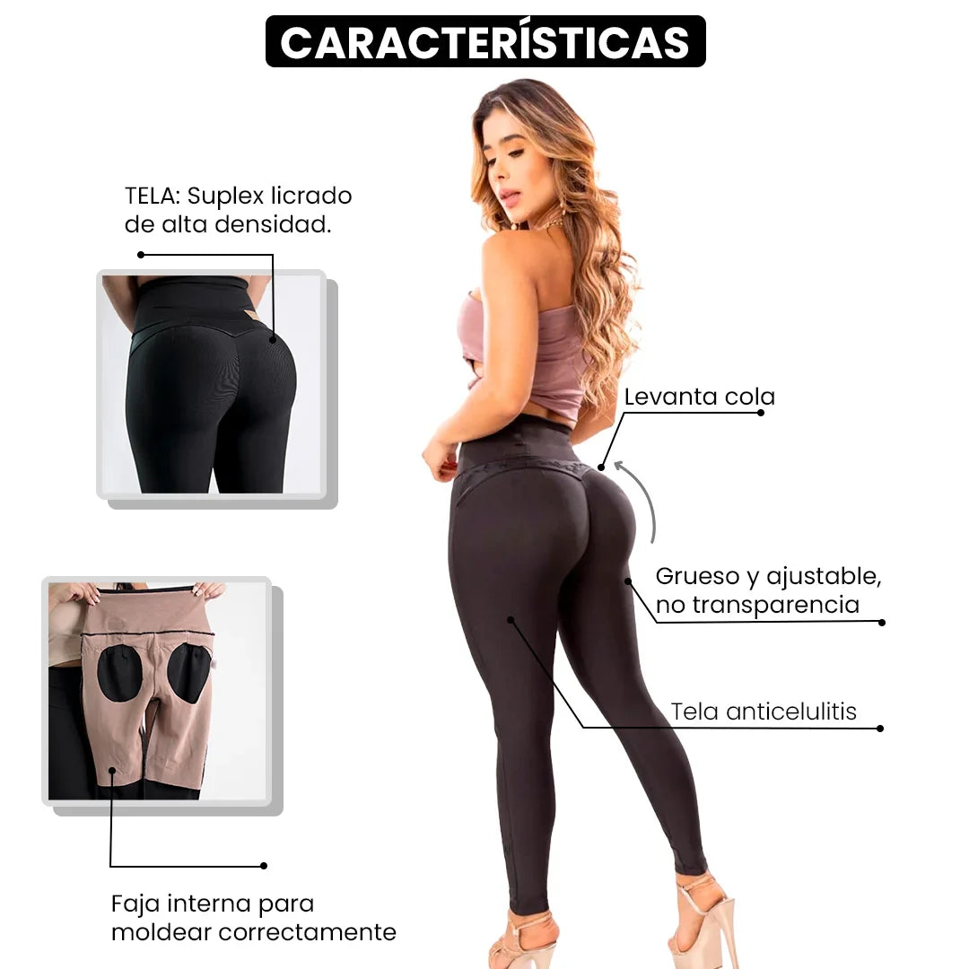 ✨ LEGGINS CON FAJA INTERNA, Levantan Tus Glúteos, Controlan Tu Abdomen y Moldean Tu Figura!🎁