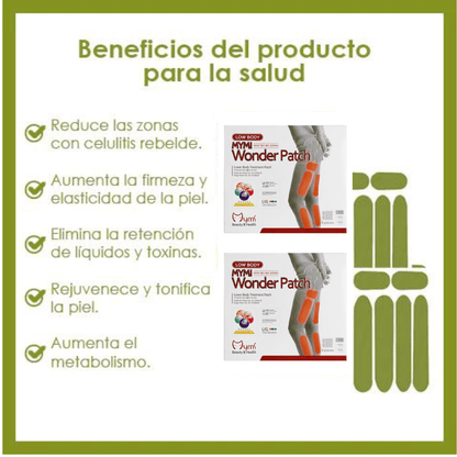 PARCHES ADELGAZANTE DE PIERNAS Y BRAZOS - TE OBSEQUIAMOS PARCHE PARA EL ABDOMEN - Noah Tienda