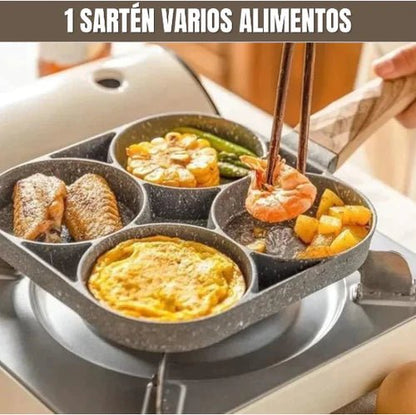 SARTEN 4 en 1 PUESTOS ⭐⭐⭐⭐⭐ | 🚛 ENVÍOS GRATIS EN COLOMBIA - Noah Tienda